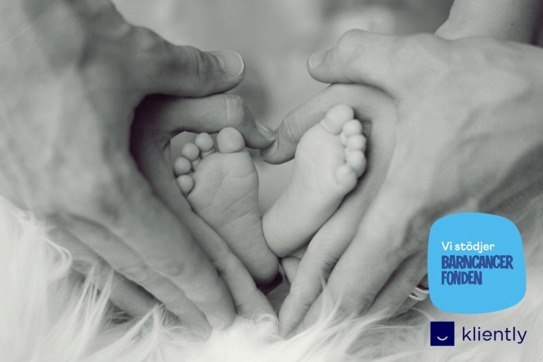 Kliently partners with Barncancerfonden