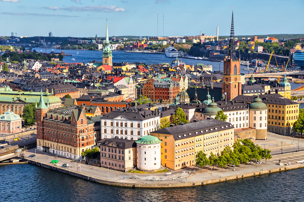 Image of Old Town in Sweden in an article about visa in Sweden.
